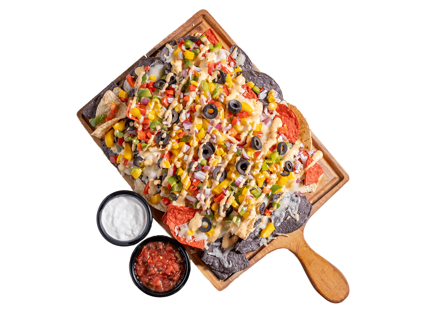 1-veg nachos