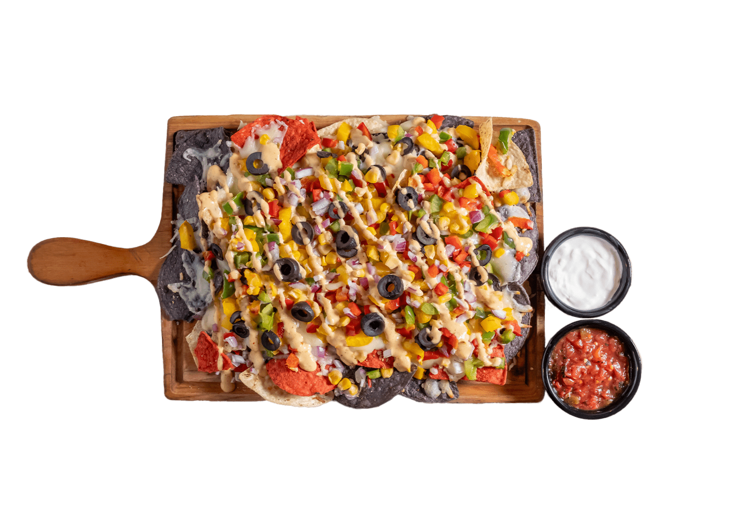 2-veg nachos