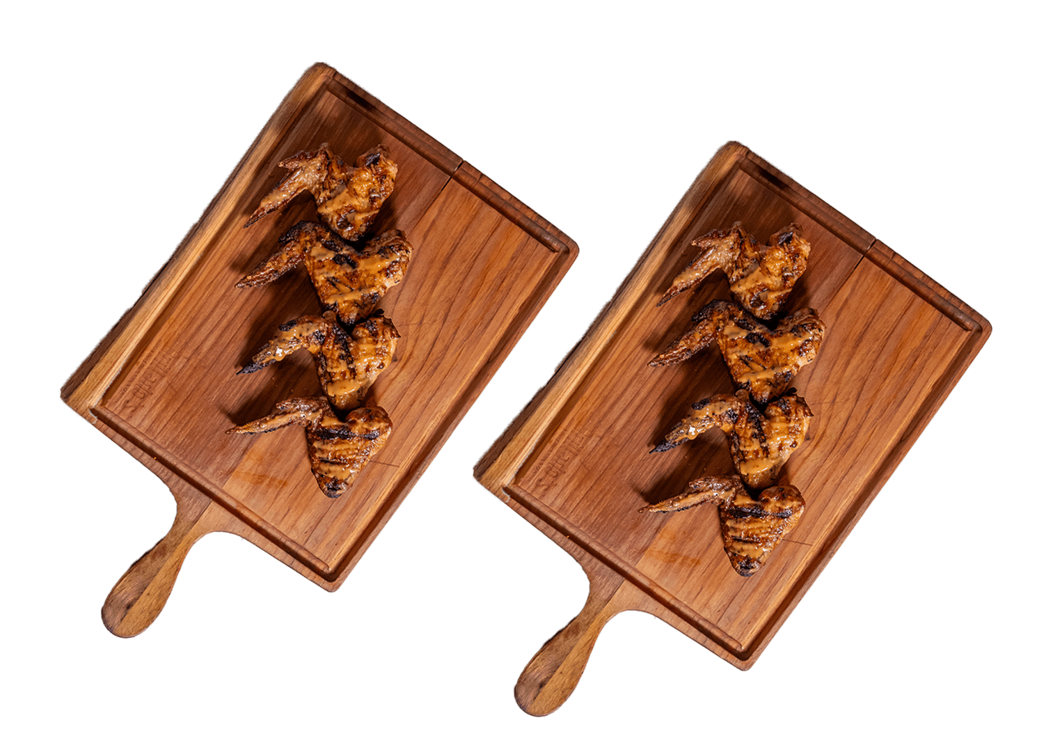 Restaurant menu preview for chicken wings