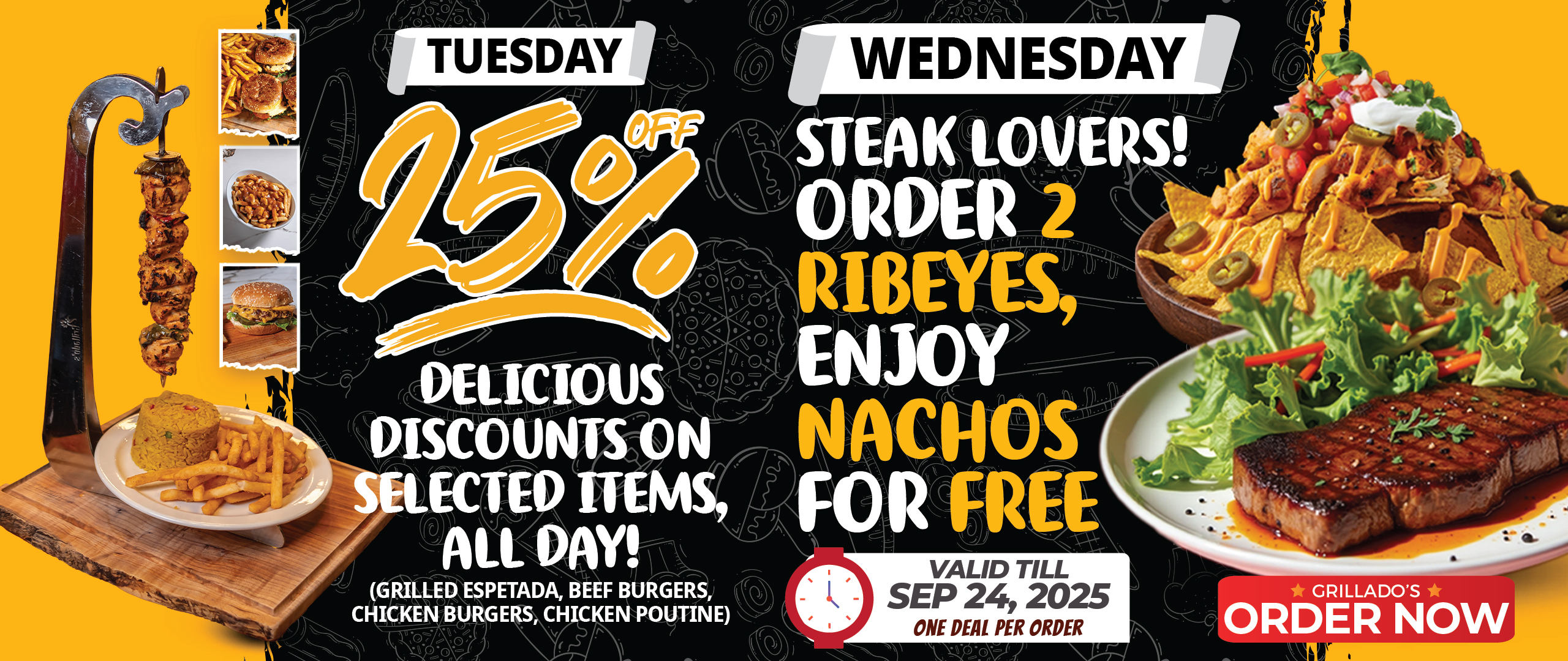 Tuesday or Wednesday Deal