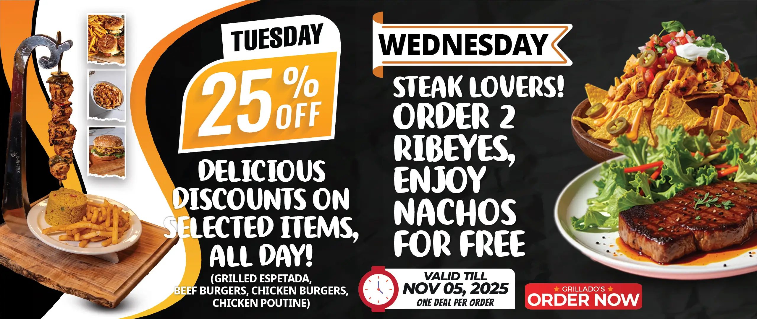 Tuesday and Wednesday Deal