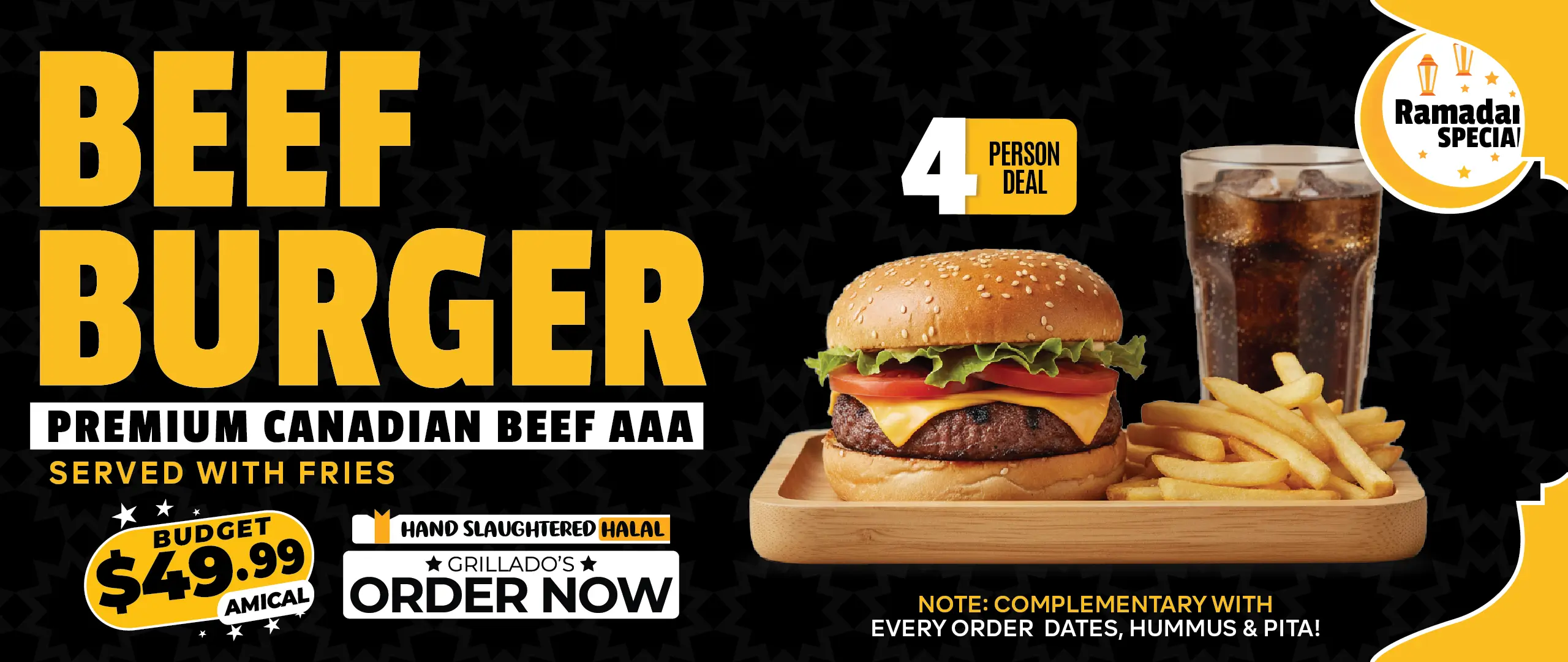 Beef Burger Deal en