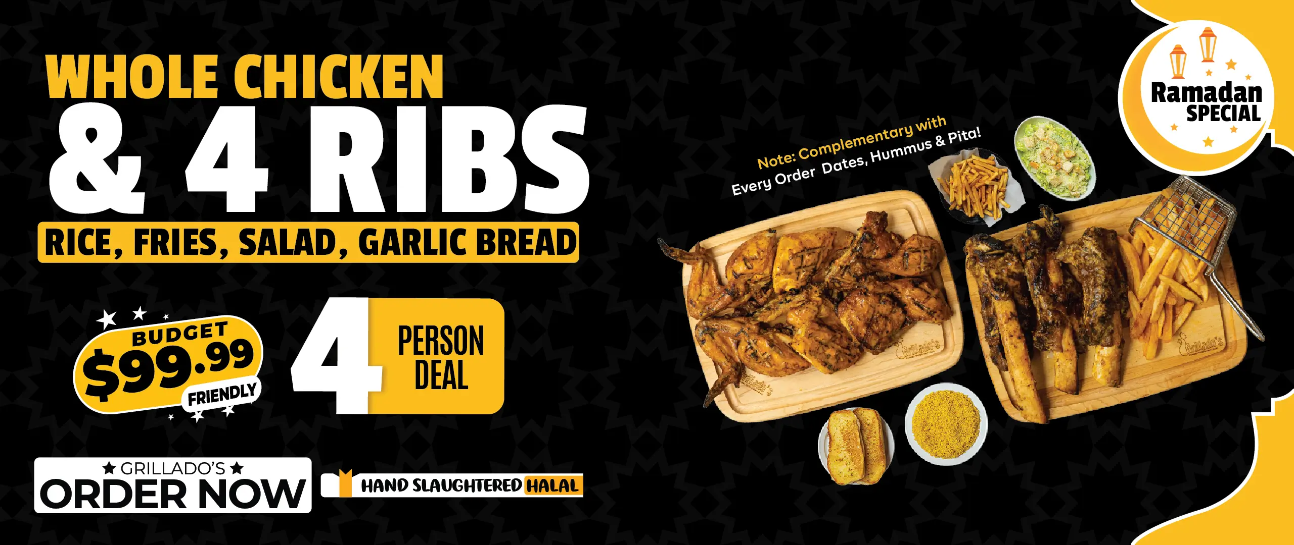 Whole Chicken with Ribs Deal En