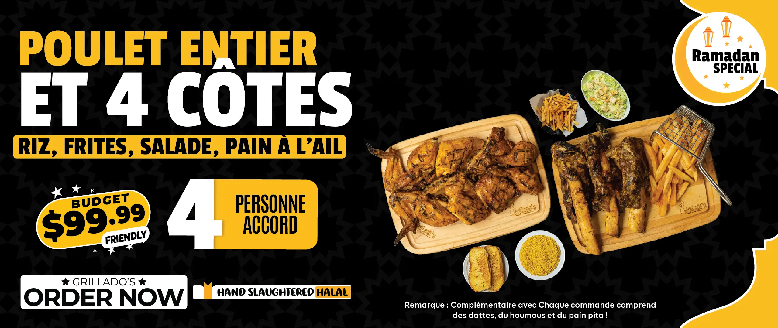 Whole Chicken with Ribs Deal fr