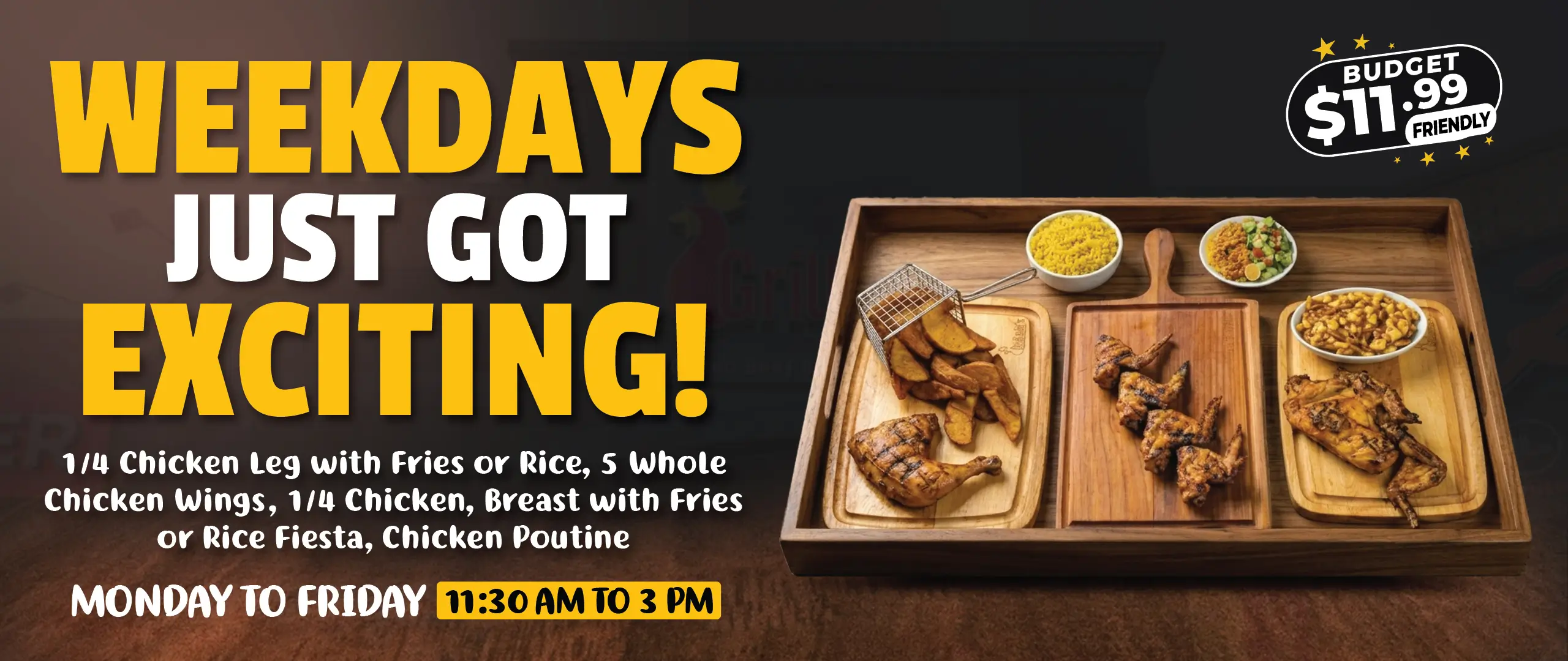 Monday to Friday Deal